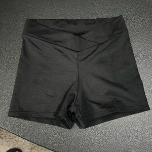 Motionwear Black Dance Shorts Booty Shorts. MC EUC